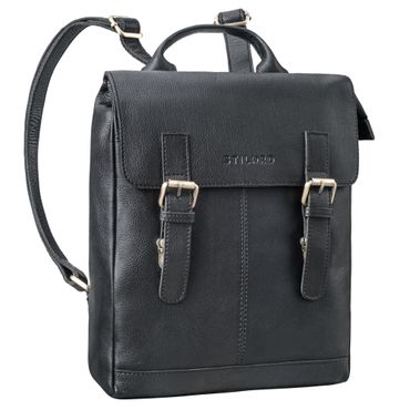 "Nala" Kleiner Damen Leder Tagesrucksack Freizeit City Rucksack kleiner leder rucksack damen schwarz tablet 13 zoll