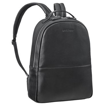 Echtleder Retro Rucksack Schwarz