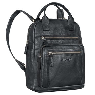 EchtLeder Vintage Freizeitrucksack Damen schwarz