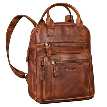 Damenrucksack Echtleder klein braun
