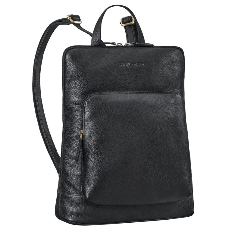 Leder Rucksack Damen Schwarz Leder Rucksack Damen Schwarz