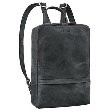 "Verona" Moderner Leder Rucksack für Damen & Herren Mittelgroß