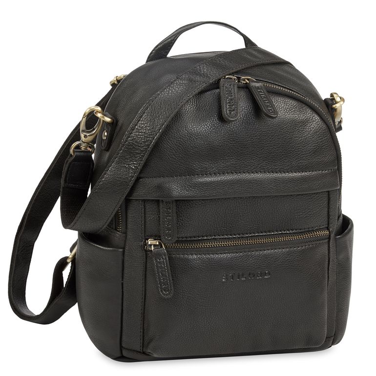 "Regina" 2-in-1 Rucksack-Tasche 2 in 1 Damen Echt Leder Klein