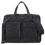 STILORD 'Erwin' Große Laptoptasche Aus Echtleder – Vintage-Aktentasche Für 16-Zoll-Laptops Mit Viel Stauraum, Für Herren & Damen