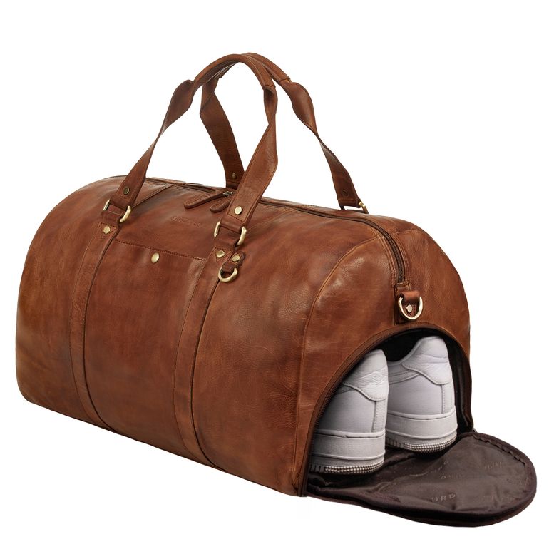 "Ventura" Echtleder Weekender Herren & Damen Groß