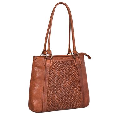Leder Henkeltasche Mittelgroß Damen