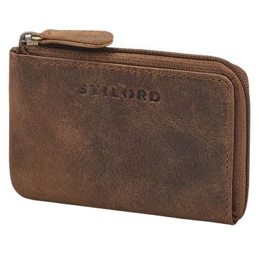 Braun schlüsseletui aus leder