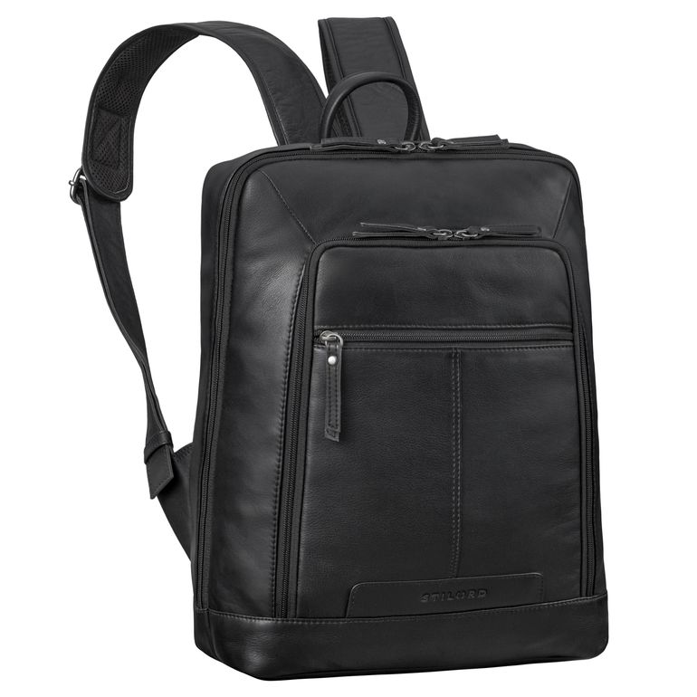 echt leder herren rucksack mit rückenbelüftung groß schwarz echt leder herren rucksack mit rückenbelüftung groß schwarz