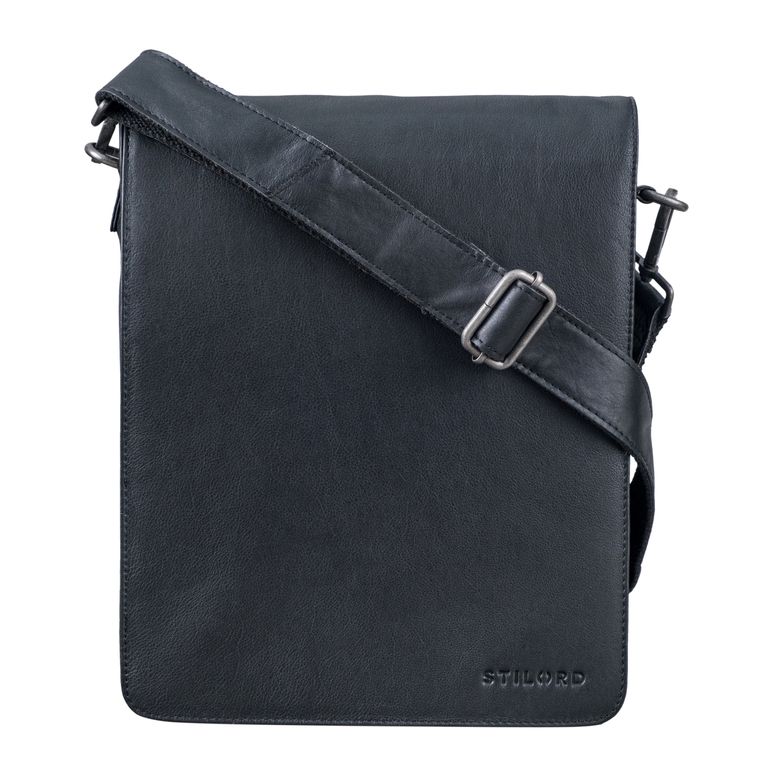 "Oxford" Vintage Umhängetasche Leder Herren mittel-groß Hochformat DIN A4