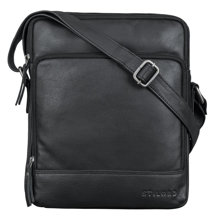 "Faro" Vintage Umhängetasche Herren Klein Leder Messenger Bag 11 Zoll