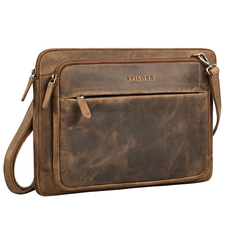 "Clarity" Laptoptasche 15 Zoll Leder Umhängetasche Herren & Damen "Clarity" Laptoptasche 15 Zoll Leder Umhängetasche Herren & Damen