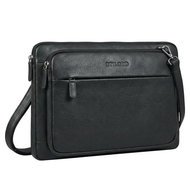 "Clarity" Schmale Laptophülle 15 15.6 16 Zoll Leder Herren