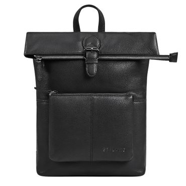 "Niagara" Leder Rolltop Rucksack Damen für 13,6 Zoll Laptops DIN A4