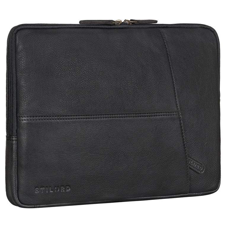 "Cannes" Schmale Laptoptasche 15,6 Zoll Leder Herren & Damen