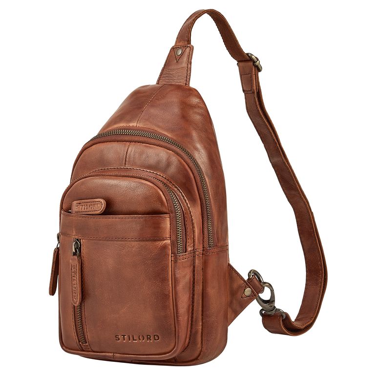 "Montego" 2-in-1 Sling Bag aus Echtleder für Herren "Montego" 2-in-1 Sling Bag aus Echtleder für Herren