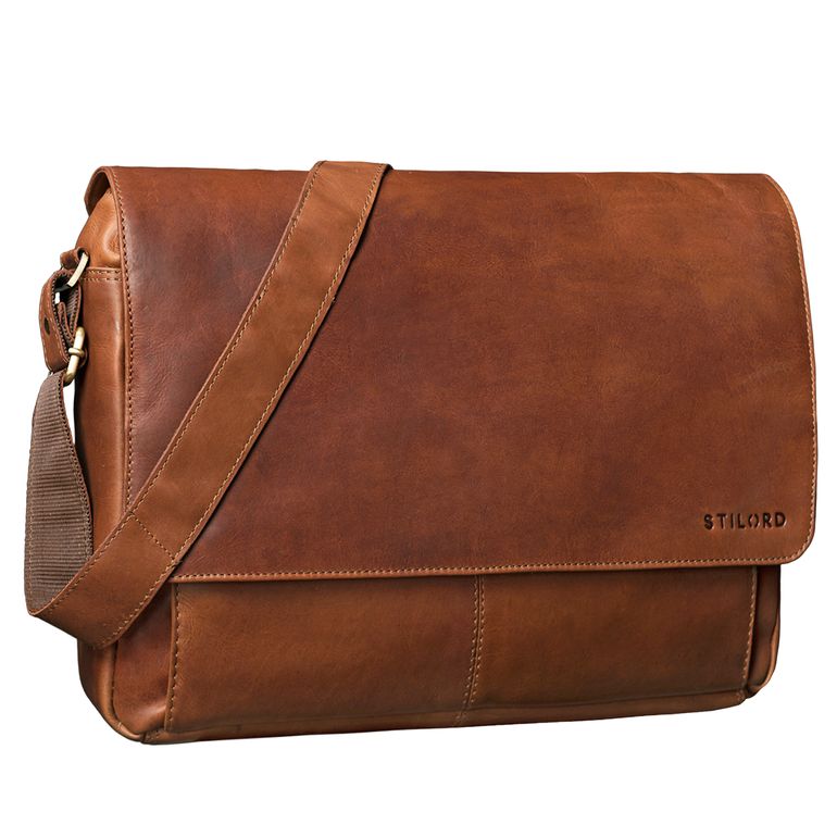 Vintage Umhängetasche Herren Leder Cognac Braun Vintage Umhängetasche Herren Leder Cognac Braun