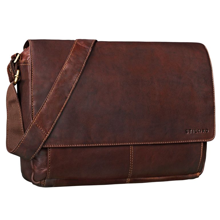 Vintage Umhängetasche Herren Leder Cognac Dunkelbraun Vintage Umhängetasche Herren Leder Cognac Dunkelbraun