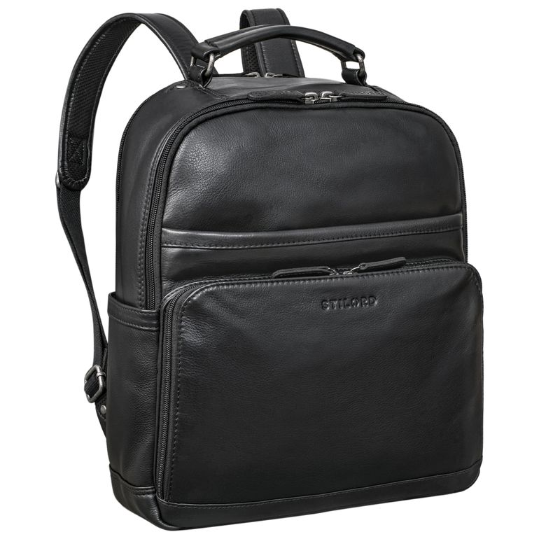 "Pasadena" Laptop Rucksack Leder 14 Zoll
