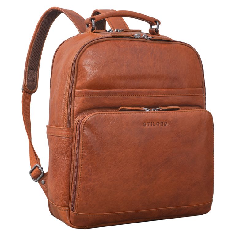 "Pasadena" Laptop Rucksack Leder 14 Zoll