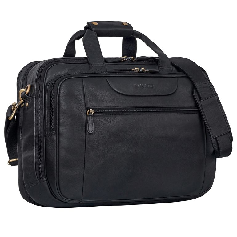 Schwarze Business Tasche A4 Herrren