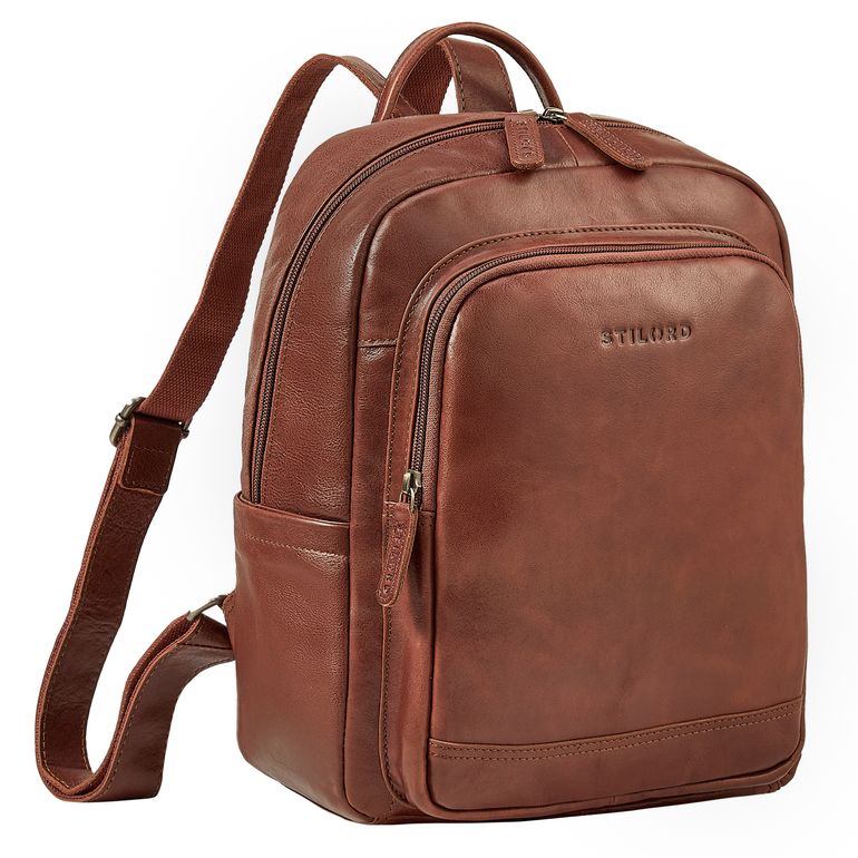 "Clarissa" Leder Rucksack Damen Mittelgroß für Tablet 13 Zoll "Clarissa" Leder Rucksack Damen Mittelgroß für Tablet 13 Zoll