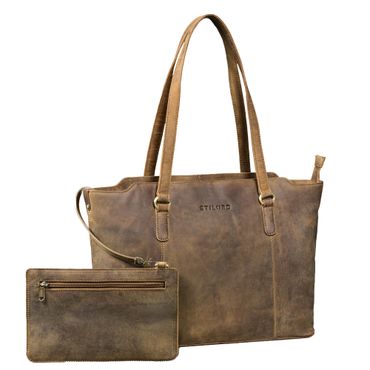 "Livia" Leder Shopper Tasche Damen Groß 2-teiliges Set mit Clutch "Livia" Leder Shopper Tasche Damen Groß 2-teiliges Set mit Clutch