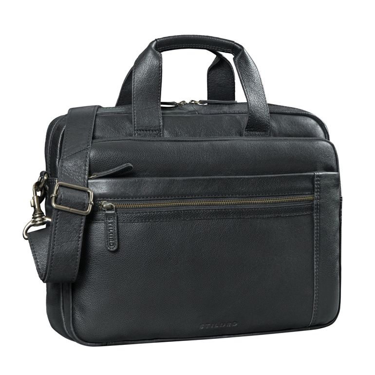 "Alberto" Geräumige Laptoptasche 15.6 Zoll Leder für Herren "Alberto" Geräumige Laptoptasche 15.6 Zoll Leder für Herren