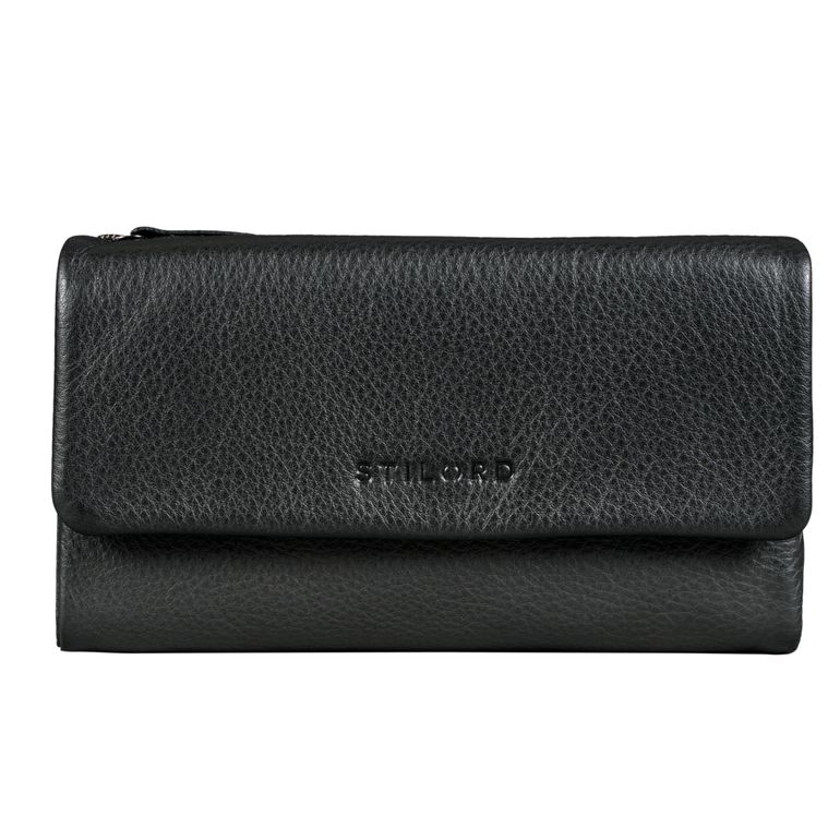 "Elara" Aufklappbare XL Geldbörse Damen Leder mit zwei Münzfächer "Elara" Aufklappbare XL Geldbörse Damen Leder mit zwei Münzfächer