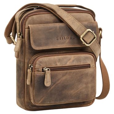 "Amir" Umhängetasche Leder Kleine Ledertasche Herren Männerhandtasche