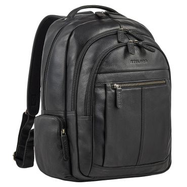 "Alaric" XL Business Rucksack Herren Leder Laptoprucksack 17 Zoll "Alaric" XL Business Rucksack Herren Leder Laptoprucksack 17 Zoll