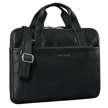 "Cornelius" Schmale  Vintage Laptoptasche 15-16 Zoll Leder Herren 