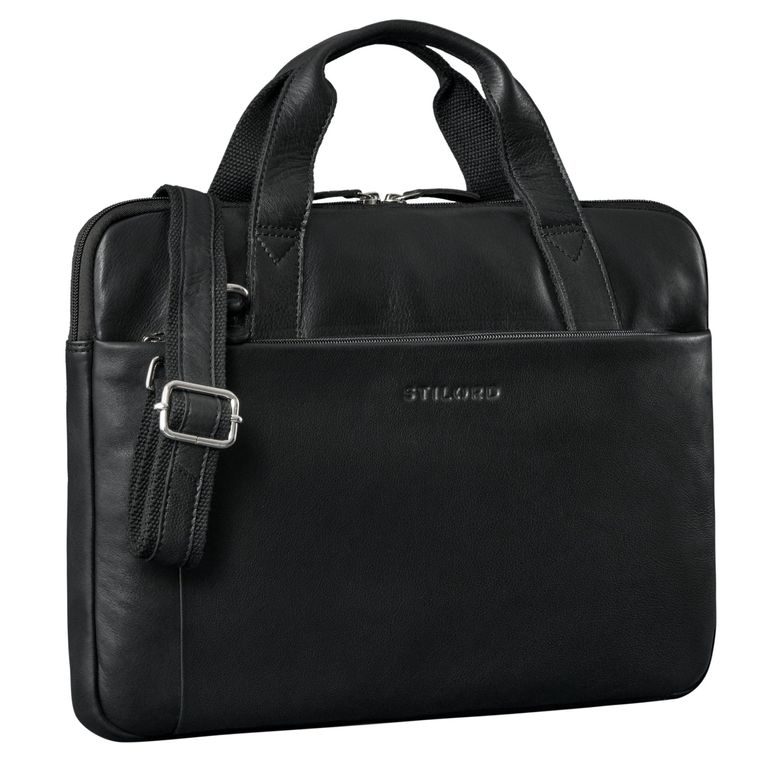 "Cornelius" Schmale  Vintage Laptoptasche 15-16 Zoll Leder Herren 