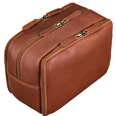 "Corse" Kulturtasche Leder XL