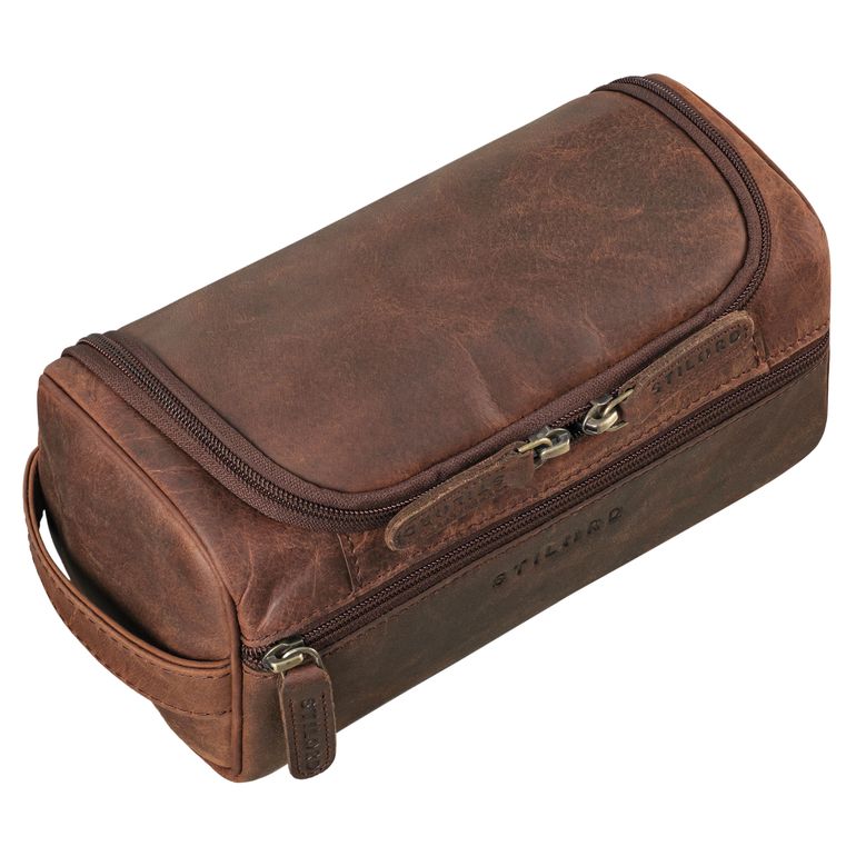 B-WARE "Rowan" Vintage Leder Kulturbeutel zum Aufhängen B-WARE "Rowan" Vintage Leder Kulturbeutel zum Aufhängen