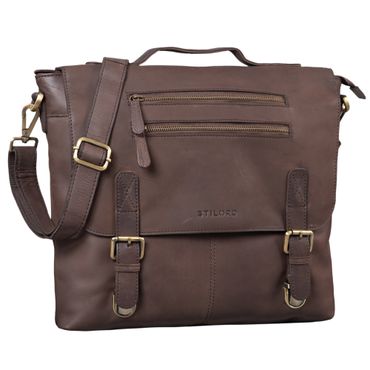 Leder Messenger Bag Laptoptasche Vintage