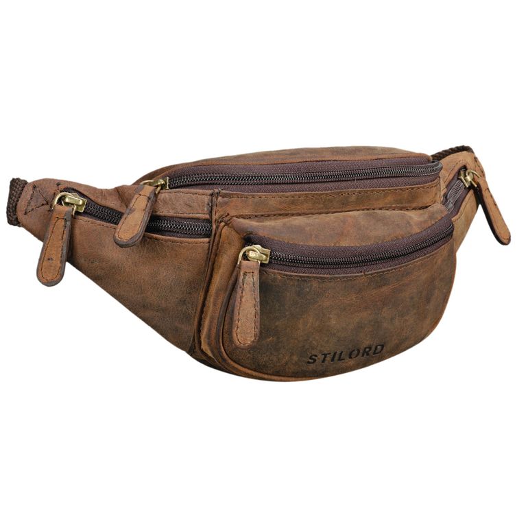 "Eliah" Vintage Gürteltasche Leder 