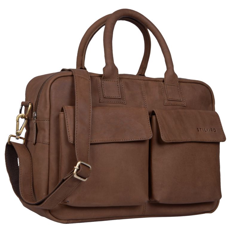 "Carlo" Laptoptasche Leder Herren 