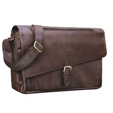 Lehrertasche Retro Leder braun