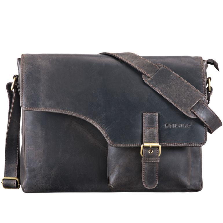 Leder Umhängetasche Messenger Bag Herren