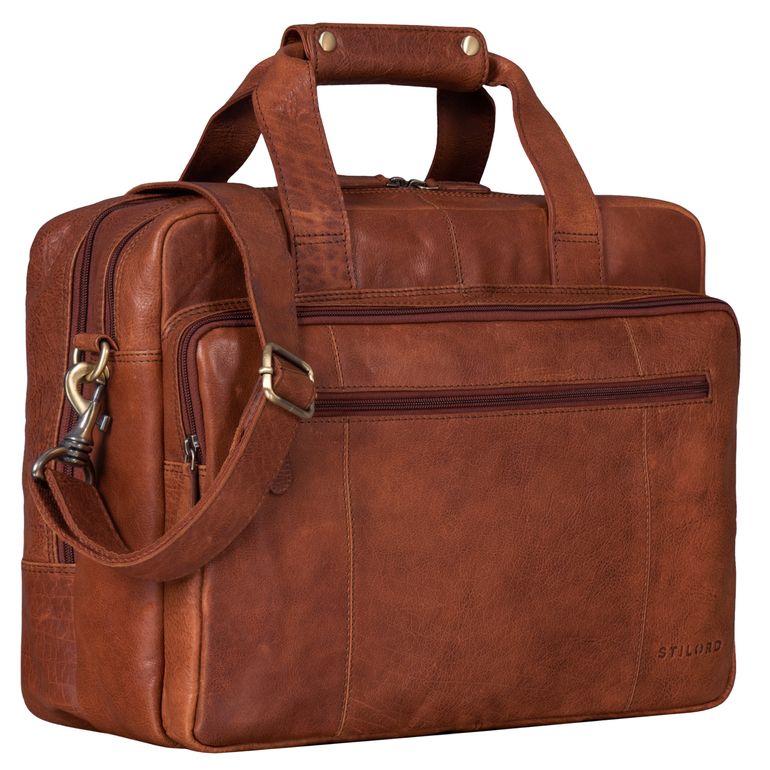 "Experience" XL Aktentasche Leder Herren Große 15,6 Zoll Laptoptasche "Experience" XL Aktentasche Leder Herren Große 15,6 Zoll Laptoptasche